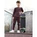 DreamBuy Ribbed Pyjama/Tracksuit/Loungewear in 20 Colors | Unisex Boys & Girls Pyjamas | Baby, Women, Men | 6-12 Months | Aubergine - Buy Online on GoSupps.com
