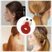 Yianyal Funny Hairband | Hair Scrunchies | Big Eyes Funny High Elasticity Hair Ties No-Slip Grip For Women Girls For All Occasions Red - Buy Online on GoSupps.com