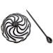 Camila Paris CP2867 French Hair Bun Clip Maker - Black Dome Bun Styling Accessory for Women - No Slip & Durable - Made in France - Buy Online on GoSupps.com