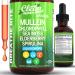 Clean Nutra Mullein Drops for Lungs Organic Chlorophyll Liquid Irish Sea Moss Spirulina Licorice Tart Cherry Lobelia Motherwort & Elderberry Mullein Leaf Extract Tincture Men Women Supplement