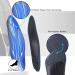 Orthotic Insoles with Arch Support for Flat Feet & Plantar Fasciitis - Comfortable 3/4 Length Inserts for Men & Women - US Size 5-6.5 - Buy Online on GoSupps.com