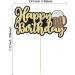 Gyufise 1Pcs Beer Mug Happy Birthday Cake Topper Glitter Cheers Beers Cake Decoration for Celebrating Glorymoment Beer Theme Birthday Theme Party Supplies - Buy Online on GoSupps.com