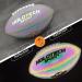 KPASON Football  Holographic Football Reflective Glowing Footballs for Kids  Teens and Adults  Composite Leather Football with Pump (Official Size 9 & Youth Size 6 & Peewee Size 3) Official Size 9 / Black (with Pump) - Buy Online on GoSupps.com