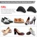Adjustable Soft Sponge Shoe Fillers | Big Toe Plug Inserts for High Heels | Unisex Foot Pain Relief | Black, 2 Pairs - Buy Online on GoSupps.com