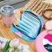 Colorful Mermaid Wall Watercolor Women's Bags | Large Menstrual Cup Pocket & Zipper | Multicolored Storage for Panty Liners & Tampons - Buy Online on GoSupps.com