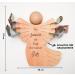 Personalized Holzengel | Engraved Wooden Guardian Angel for Baptism | Unique Baby & Children Gifts | Ideal Godfather Gift for Boys & Girls - Buy Online on GoSupps.com