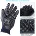 Bestbuy Pet Grooming Gloves - Improved Five Finger Design Rubber Glove Gentle De-Shedding Brushes for Cats Dogs & Horses (Blue) - Buy Online on GoSupps.com