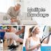 Elastic Bandage Wrap Set - 24 Pcs 2/3/4/6 Inch Compression Bandages with Self Closure, Clips - Stretch up to 15ft - Washable, Reusable for Sports, Medical Injury Recovery - Buy Online on GoSupps.com