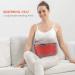 Comfier Heating Pad with Massager - Heated Waist Massage Belt for Back Pain | 2 Heat Levels & 3 Massage Modes | Cramps & Lumbar Heat Therapy - Gray - Buy Online on GoSupps.com