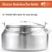 GSI Outdoors Glacier Stainless Steel Tea Kettle 1 qt. | Camping & RV - Buy Online on GoSupps.com
