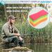 XSHAO 60-Piece Foam Fishing Leader Winders - Durable Tool Accessories for Organizing Fishing Cords (Random Colors 3 Sizes) - Buy Online on GoSupps.com