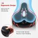 IPOW Comfort Bike Seat - Padded Memory Foam Saddle for Men & Women - Dual Shock Absorbing Balls - Universal Fit - Black - Buy Online on GoSupps.com