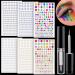 1182 Pcs of Rhinestone&Pearl Stickers 3/4/5/6/8mm Self Adhesive Face Crystal Gems and Pearls  Stick on Body Beads with Quick Dry Makeup Glue for Face Eye Hair Nails Make up and Craft DIY Decorations 01-3-8mm rhinestones+...