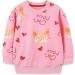 Girls Cotton Sweatshirt for Kids | Casual Long Sleeve Pullover Top | Ages 1-12 Years | 6-7 Years | Cute Cats Design - Buy Online on GoSupps.com