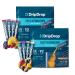 DripDrop Hydration - Electrolyte Powder Packets - Pi a Colada Mango A a Passion Fruit Grape Fruit Punch Strawberry Lemonade Cherry - 64 Count