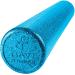 Day 1 Fitness High-Density Round Foam Rollers - 4 Size and 8 Color Options - Massage Rollers for Stretching, Deep Tissue and Myofascial Release Solid Blue 36-Inch
