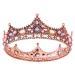 Crowns for Women  Vofler Rose Gold Birthday Princess Queen Tiara Cake Topper Baroque Hair Decor for Girls Bridal Quinceanera Wedding Pageant Halloween Costume Party w/Crystal Rhinestone Pink Pearls
