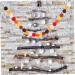 Cabilock String Wool Felt String Festival Hanging Decoration Colorful Pom Pom Garland Hairball Colorful Ball Assorted Color 1 220.00X2.00X2.00CM - Buy Online on GoSupps.com