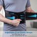 Glofit Lower Back Brace for Pain Relief - Back Support Belt for Men & Women - Lumbar Breathable Design for Herniated Disc & Sciatica - Buy Online on GoSupps.com