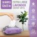 Showerless Lavender Body Wipes for Women - 30 XL Rinse-Free Deodorant & Face Wipes - Ideal for Gym, Travel, Camping - Adult Bathing Essential - Buy Online on GoSupps.com