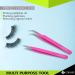 Cynamed Pink Eyelash Extension Tweezers Set - Straight & Curved | Stainless Steel Precision Tweezers for Volume Lash Extensions - Buy Online on GoSupps.com