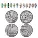 Niceneeded Nail Art Stamping Kit - 8 Round Plates Nail Stamp Scraper & DIY Tools for Creative Nail Designs - Buy Online on GoSupps.com