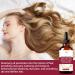 Huile de croissance cheveux - Amplaceur de brillance hydratante formule de r paration de lissage | M lange de stimulation follicules intensifs revitalisant cheveux en profondeur rajeuni - Buy Online on GoSupps.com