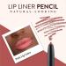 Mented Cosmetics Pink Lip Liner Pencil - Waterproof, Natural, Vegan & Cruelty-Free - Buy Online on GoSupps.com