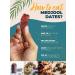 Organic Medjool Dates - Large & Plump | USDA Certified, Non-GMO, Fiber-Rich | Natural Sweetness | On-the-Go Snack | 1 lb - Buy Online on GoSupps.com