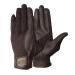 AK Summer riding gloves made of soft leather with breathable mesh Solar Tech Black Brown XL