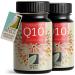 Q10 capsules high dose 120x with 200mg coenzyme Q10 per capsule high -quality coenzyme Q10 vegan from fermentation without undesirable additives stock for 8 months - Naturewell 2x 120 capsules