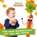 Cheeky Friends Bio Quetschie - Vegan & Gluten-Free Apple Pear Carrot & Pumpkin Squeeze Pouches for Babies & Children (12x100g) - 2x6 Pack - Buy Online on GoSupps.com
