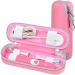 Electric Toothbrush Travel Case Compatible with Oral-B Pro 1000 2000 3000 3500/ for Philips Sonicare ProtectiveClean 4100 6100 5100 6500 7500. Storage Holder for Brush Heads Charger (Box Only) -Pink