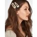 KCHIES Pearl Hair Clips Gold - Women Girls Hair Barrettes for Christmas Wedding Party - Decorative Faux Snap Hairpins - Perfect Gift Set - Buy Online on GoSupps.com