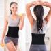 Geyoga 2-Piece Waist Trimmer Set for Women - XX-Large Sweat Wrap Trainer in Blue for Bodybuilding | Adjustable and Comfortable - Buy Online on GoSupps.com