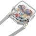 Stadium-Approved Clear Purse for Women with Rainbow Zippers - Silver - Buy Online on GoSupps.com