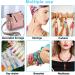 Duufin 200 Pieces Keychain Tassels Bulk - Colorful Leather Tassel Pendants for DIY Crafts - Gold and Silver - Buy Online on GoSupps.com