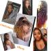 28'' Fayeta Ombre Pre Stretched Braiding Hair - 8 Pack Silky Color Blend Extensions - Kanekalon Synthetic Crochet Braids - Yaki Texture - 1b/30/27 - Buy Online on GoSupps.com