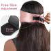 Soft Sleep Mask - Anti-Wrinkle Blackout Eye Mask for Side Sleepers Adjustable Satin Blindfold | Mulberry Silk Eye Cover for Men & Women - Pink - Buy Online on GoSupps.com