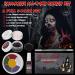 Demonic Special Effects Halloween Makeup Kit - 6 Color Bruise Palette Scar Wax Fake Blood Spray & Sponges for Cosplay - Buy Online on GoSupps.com