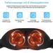 Fitleap Shiatsu Massager - Neck Bridge & Shoulder Massage Device for Muscle Pain Relief with Infrared Heat - Gray - Buy Online on GoSupps.com