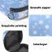 Shop Menstrual Pad Bag with Zipper - Stylish Tampons Pouch for Women & Girls | Snowflakes Design - Buy Online on GoSupps.com