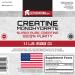 Creatine Monohydrate 99.9% Pure - 1.1 LB (500g) Super Micronized - USA Quality - International Shipping - Buy Online on GoSupps.com