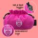 CardKingPro Immense Pink Dice Bag with Pockets - Capacity 150+ Dice - Patented Design - Buy Online on GoSupps.com