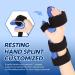Resting Hand Splint Right & Left - Night Support for Carpal Tunnel Finger Contractures & Arthritis Recovery - Buy Online on GoSupps.com