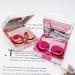 Marble Travel Contact Lens Case Set with Mirror and Accessories - Rose Gold+Rose (2 PCS) - Buy Online on GoSupps.com