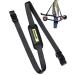 Scooter Shoulder Strap, 71-inch Carrying Scooter with Adjustable Carrying Strap and Extra-Thick Anti-Slip Shoulder, Scooter Strap for Electric Scooter, Bikes, Balance Bikes, Yoga Mat, Ski Board Black