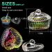 AORAEM 2PCS Nail Tips Art Dappen Dish with Lid - Glass Crystal Cup for Acrylic Liquid Powder - Professional and Home Use - Heart Shape - Buy Online on GoSupps.com