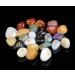 Chakra Elder Futhark Alphabet Engraved Rune Stones Set - 25 pcs | Spiritual Metaphysical Decor for Feng Shui, Reiki, Crystal Healing | 15-20 mm Size with Pouch - Buy Online on GoSupps.com