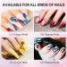 Senvenski Nail Foil Glue Gel Set - 7.3ml x2 Transfer Gel for Nail Art Stickers, Soak Off Formula - DIY Manicure Kit TB007 - Buy Online on GoSupps.com